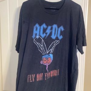 AC/DC Graphic T Shirt Oversized